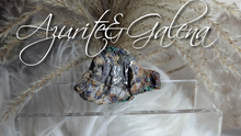 Load image into Gallery viewer, 2&quot; Rare Azurite &amp; Galena Crystal Cluster

