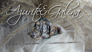 2" Rare Azurite & Galena Crystal Cluster