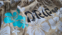 Load image into Gallery viewer, Ocean Drip Custom Pressed Hibiscus Flower Shorts LG-XL
