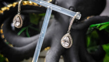 Load image into Gallery viewer, Cubic Zirconia Teardrop Drop Earrings Stand Not Included
