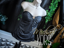 Load image into Gallery viewer, Black Michael Kors Bathing Suit Top SM
