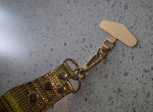 Load image into Gallery viewer, Gold Crossbody Phone Strap w/Phone Case Anchor NEW
