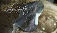 Load image into Gallery viewer, 3.5&quot; Labradorite Flash Polished Crystal Free Form
