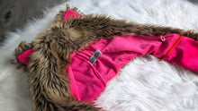 Load image into Gallery viewer, Wild Hats Faux Fur &amp; Pink Fleece Bear Animal Hat Tuque
