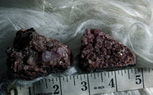 Load image into Gallery viewer, Dyed Amethyst Crystal Clusters 2pcs
