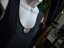 Load image into Gallery viewer, Black Tahari Blouse Tank Top LG
