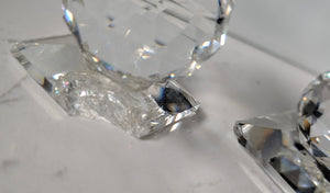 Vintage Swarovski Crystal Candle Holders 2pcs **CHIPS**