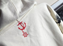 Load image into Gallery viewer, Mermaid &amp; Shark Ocean Vibes Glitter Hoodie 2XL
