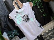 Purple Vixen Drip Gothic Butterfly Tank Top LG