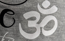 Load image into Gallery viewer, Custom Pressed &quot;Ohm&quot; Namaste Yoga Lotus Shirt SM
