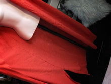 Load image into Gallery viewer, TAHARI Burnt Orange Merino Wool Cardigan Vest XL
