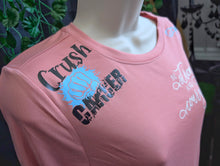 Load image into Gallery viewer, Coral Cancer Strong Silky Long Sleeve Top SM

