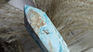 3" Caribbean Calcite Crystal Tower