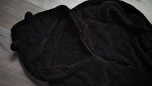 Load image into Gallery viewer, Fuzzy Cozy Cute Black Bear Onesie XL-2XL
