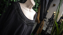 Load image into Gallery viewer, Lane Bryant Black Cowl Beaded Long Sweater XL-2XL
