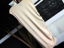 Load image into Gallery viewer, Ocean Vibes Hibiscus Flower Rouched Midi Dress XXXL
