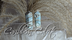 1-2" Caribbean Calcite Crystal Towers 2pcs