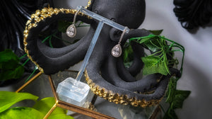 Cubic Zirconia Teardrop Drop Earrings Stand Not Included