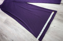Load image into Gallery viewer, Arolina Purple Wide Leg Flowy Silky Pants XXL
