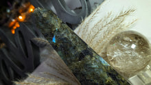 Load image into Gallery viewer, 7&quot; Labradorite Flash Crystal Tower (chipped tip)
