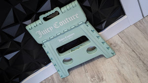 Mint Green Juicy Couture Folding Step Stool