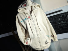 Load image into Gallery viewer, Ocean Vibes Shark Waves Glitter Hoodie Men&#39;s SM
