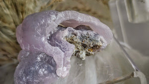 2" Rare Botryoidal Purple Agate Chalcedony Crystal Cluster