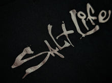 Load image into Gallery viewer, Ocean Vibes Hibiscus Bubbles Black Dress LG-XL
