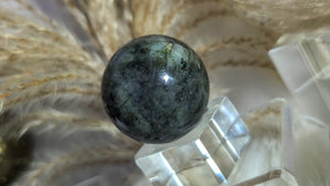 1.5" Mini Labradorite Flash Sphere with Stand
