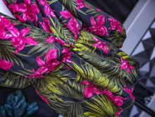 Load image into Gallery viewer, UK2LA Tropical Floral Surplice Romper Jumpsuit SM
