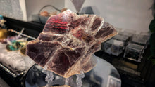 Load image into Gallery viewer, Biotite &amp; Mica Crystal Slab w/Stand

