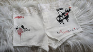 Vixen Drip Custom Pressed Gothic Panties Underwear LG