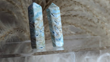 Load image into Gallery viewer, 1-2&quot; Caribbean Calcite Crystal Towers 2pcs
