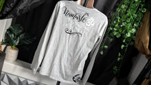 Load image into Gallery viewer, Custom Pressed &quot;Ohm&quot; Namaste Yoga Lotus Shirt SM
