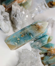 Load image into Gallery viewer, 4&quot; Amazonite Crystal Pillar Tower
