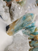 Load image into Gallery viewer, 4&quot; Amazonite Crystal Pillar Tower
