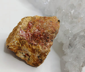 1" Vanadinite Crystal Clusters (3 pcs)