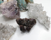 Load image into Gallery viewer, Thunder Bay Black Elestial Celestial Amethyst Crystal
