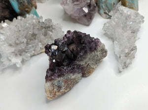 4" Thunder Bay Black Amethyst Crystal