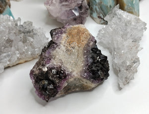 3.5" Thunder Bay Black Amethyst Crystal