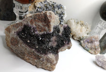 Load image into Gallery viewer, 8&quot; Thunder Bay Black Amethyst Crystal
