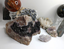 Load image into Gallery viewer, 8&quot; Thunder Bay Black Amethyst Crystal

