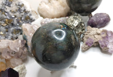 Load image into Gallery viewer, 3&quot; Labradorite Flash Sphere with Stand
