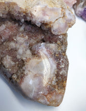 Load image into Gallery viewer, 9&quot; Pink Amethyst &amp; Agate Crystal Cluster
