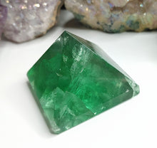 Load image into Gallery viewer, 1.5-2&quot; Rainbow Fluorite Crystal Pyramid
