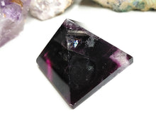 Load image into Gallery viewer, 1.5&quot; Purple Fluorite Crystal Pyramid
