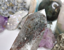 Load image into Gallery viewer, 4&quot; Lodolite Garden Quartz Crystal Pillar Tower
