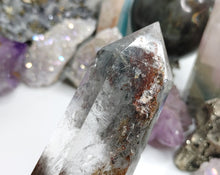 Load image into Gallery viewer, 4&quot; Lodolite Garden Quartz Crystal Pillar Tower
