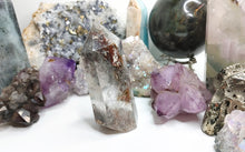 Load image into Gallery viewer, 4&quot; Lodolite Garden Quartz Crystal Pillar Tower
