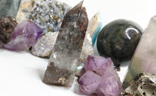 Load image into Gallery viewer, 4&quot; Lodolite Garden Quartz Crystal Pillar Tower
